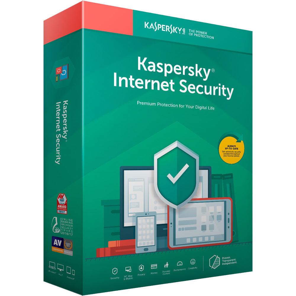 Kaspersky Internet Security 3 dispositivos por 2 años